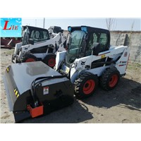 China Skid Steer Attachments Bucket Sweeper Pickup Sweeper for Skid Steer