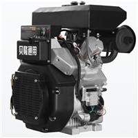 2V95F Double Cylinder Air-Cooled Diesel Engine 25hp Air-Cooled Diesel Engine