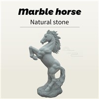 White Horse Stone Sculpture (Can Be Customized)
