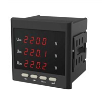 Good Quality High Protection Class Three-Phase Voltage LED Display AC Smart Panel Meter