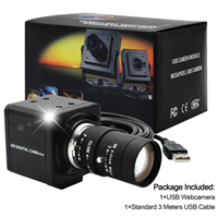 4K USB Webcam Lens Industrial Machine Vision Cameras