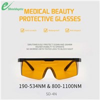 SD-4N Laser Safety Glasses CE Certified for Beauty Care Operation 532 1064 Very High Visibility