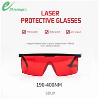 SDUV Red Side Shield 266 355 Abc400 Sterilization Protection Uv Laser Light Safety Glass Glasses Goggles