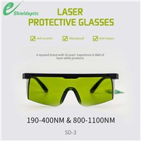 SD-3 Safety Security Glasses LB4 LB6 Fiber Od 6+ 1064nm Light Protection Tinted Diode Safety Laser Glasses