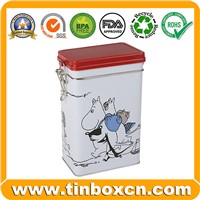 Metal Latch Lid Coffee Tin Box for Food Packing BRT-2065