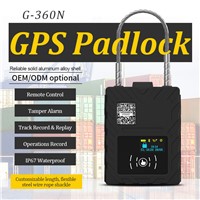 G360 GPS Tracker Padlock Waterproof Aluminum Alloy Remote Control Intelligent Tamper Alarm Electronic Smart E Lock