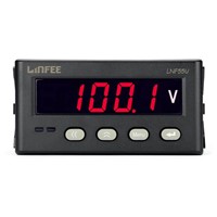 LED Display RS485 Communication 1 Channel Analog Output Single-Phase DC Current Panel Mounted Voltmeter