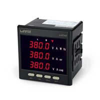 Panel Mounted LED Multi Function Power Meter Digital Ammeter Voltmeter RS485 Communication Three Phase Digital Meter