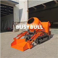 Factory Price Mini Self -Loading Concrete Mixer BCM-300 with 500kg Capacity