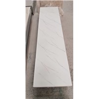 Oliky Acrylic Solid Surface White Artificial Stone Slab Marble for Wash Basin