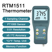 RTM1511 High-Precision Pt1000 Thermal Resistance Thermometer with 0.1 Accuracy