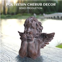 Collaborative Craft Resin Garden Crafts European & American Little Angel Statue