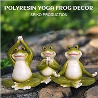 Synergy Process Resin Three Frog Garden Crafts