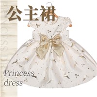 the Classic Elk Pattern of the Princess Dress Features a Wide &amp;amp; Wide Hem