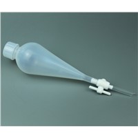 Teflon PFA Separatory Funnel Extremely Low Background without Added Regrind