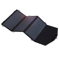 27W Solar Energy Storage Power Outdoor Folding Portable High-Efficiency Power Generation Panel 18V5V Output