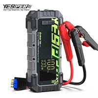 Yesper Best Sale Car Battery 12V 74Wh Emergency Jump Starter with LCD Screen