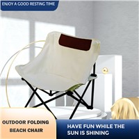 Outdoor Folding Beach Chair White (Support Email Communication)
