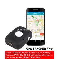 WaterProof 4G GPS Tracker with Track for Lone Worker/Old People/Kids