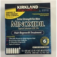 Kirkland Minoxidil 5% Extra Strength Men Hair Regrowth Solution 6 Month Supply