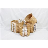 New Design Water Hyacinth Storage Baskets - SD10544A-4MC