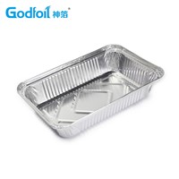 8389 2114 Household Baking Tray Foil Lunch Box Disposable Aluminum Foil Container