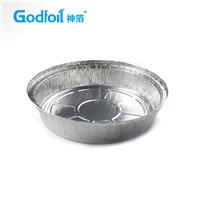 Silver Engineer Disposable 7/8/9 Inch Round Aluminum Foil Pan to-Go Food Packaging