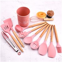 11pcs Silicone Kitchen Cooking Utensils Non-Stick Cookware Heat-Resistant Kitchen Tools