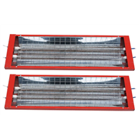 800W 1000W 2000W Infrared Quartz Heater Lamp for Paint Drying/Automotive Paint /Spray Painting Booth