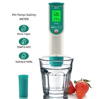 PH-2024 PH/Salinity /Temperature 3 In 1 Tester