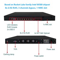 Rackmount Network Appliance Supports Intel I9 /I5/I7 Core, Xeon W-1200/1300 Processor