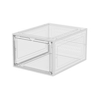 Fashion Shoe Box Storage Box Transparent Shoe Rack Flip Style Folding Space Saving Artifact Shoe Storage Rack