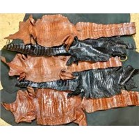 Genuine Alligator Skin Leather