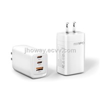 CE Rohs Certified Travel Charger Portable GaN Charger PD 65W Mobile Phone Charger