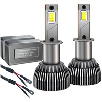 High Power Dual Copper Tube Dual Color LED Headlights 110W LED Headlights