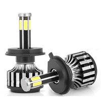 Six Sided COB LED Car Headlights with 360 Degree Rotating Adjustable Headlights