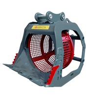 High Efficiency Excavator Screening Bucket 20 Tons Excavator Screening Hopper for the Treatme
