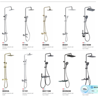 Multiple Water Outlet Modes, Durability, Aesthetics & Practicality, Comfortable to Hold Bath/Shower Faucets