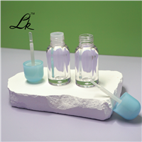 Customized Logo Lipstick Lip Gloss Tube Transparent Empty Plastic Packaging Screen Printing 3 Ml Lipstick Capacity Lip g