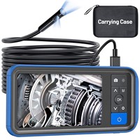 Dual Lens Endoscope Camera with Light Teslong MS450 4.5" Automotive Inspection Snake Borescope Inspection Camera Scope