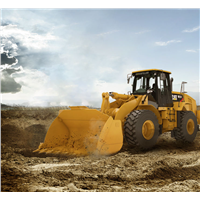 Used Caterpillar 966H Wheel Loader, with Core Components of 6-Ton Rated Load, Including Engine, Motor, Bearing, Gearbox