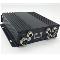 4CH 1080P Dual SD Card Mobile DVR 4G GPS1080P Vehicle GPS Function 12 Months Warranty