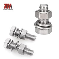 Hex Bolt Roofing Combination Screws Fasteners Galvanized SS Nuts Assembly S