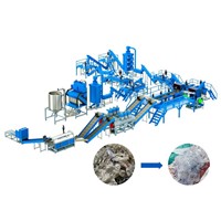 Automatic 500-5000kg/h PET Sheet & Bottle Washing Line for Plastic Recycling Plant