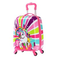 Kids Travel Suitcase High Quality Waterproof ABS with Spinner Cartoon Characters Design