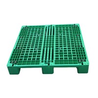 Heavy Duty Single Faced 4-Way Enter Industrial HDPE Plastic Pallet Supplier for Supermarket Logistic