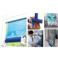 HDPE, LDPE, PE Protective Film for Glass & Mirror, Windows, Glass Fence Surfaces Non-Residue Adhesive