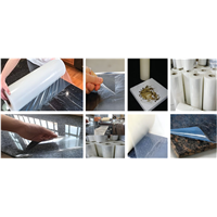 HDPE, LDPE, PE Protective Film for Marble & Ceramic Tile Surfaces Non-Residue Adhesive