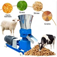 Animal Feed Pellet Maker Feed Processing & Pelletizing Small Agricultural Livestock Farming Use 60-220 Kg/h