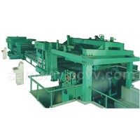 HR coil uncoiling-leveling-cut to length-stacking line